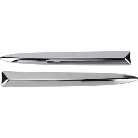 Garniture chromée de moulure supérieure de pare-chocs avant de voiture 735455041 Remplacement pour FIAT 500 20072015 (1/5)