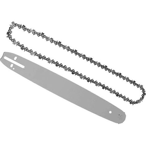 18 pouce chaîne de tronçonneuse scie guide chaîne avec Lot de 1 chaîne pour 62CC 58CC (1/5)