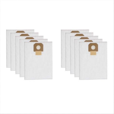 Lot de 10 sacs à poussière de rechange pour aspirateurs Bosch GAS 35 série 2607432037 - Pièces détachées pour le nettoy de la maison (1/5)