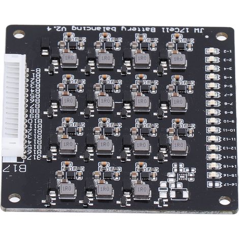1,2A Lithium-Batterie-Aktivbalancer BMS Induktiv 16S, 2,0V-4,5V Energieübertragung, Spannungsausgleich für Li-Ionen-Akkus. (1/5)