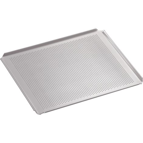 Plaque Perforée pour Four GN2/3 Aluminium 4 Côtés Relevés - Bartscher