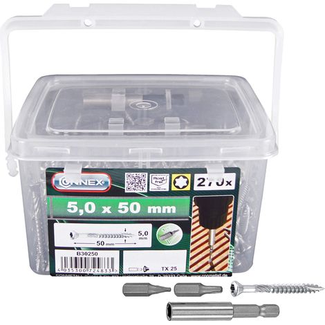 CON:P B30250 Seau de 270 vis terrasse 5 x 50 mm