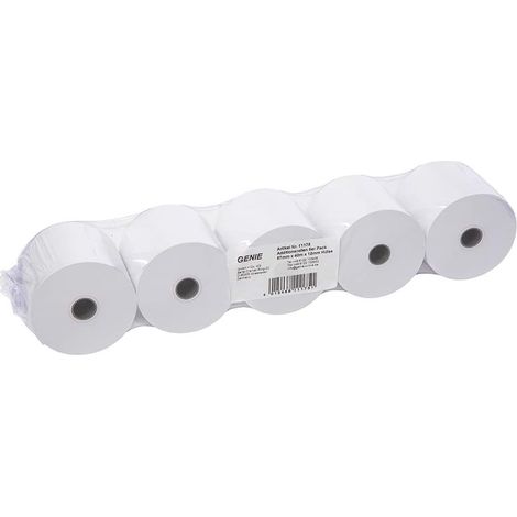 Rouleaux de recharge pour calculatrices à impression et caisses enregistreuses 100 % sans bois Blanc 57 x 12 mm (1/5)
