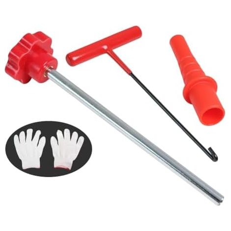 Kit d'outils d'installation de valve pour réparation pneus avec extracteur noyau et tige poussée un entretien rapide sur voitures, VTT camions -