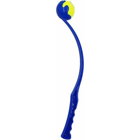 Lanceur de balles de Tennis pour Chien, Jouets pour Chiens interactifs avec Lanceur de balles pour Chien avec poignée Ergonomique, Lanceur de Balle portatif pour Jeu de récupération de