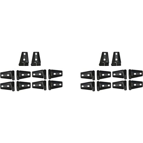 20 caches-charnières de capot et de porte pour Jeep Wrangler JK JKU (2007-2017) - Accessoires auto (1/5)