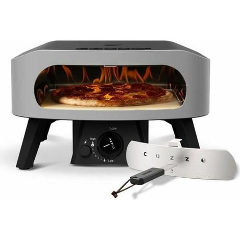 Horno de pizza a gas SIKO COZZE 13 CLASSIC 6 kW 450 °C con piedra de cordierita y termómetro (1/3)