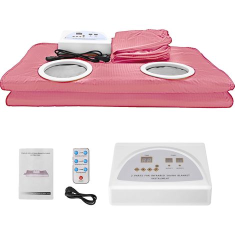 Couverture de sauna, chauffante, imperméable, Rose, 220V Prise EU (1/2)