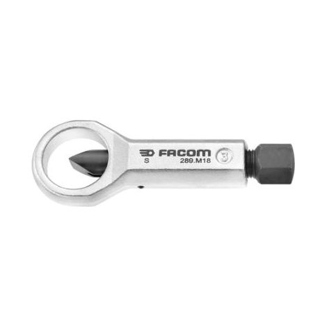 Facom – Casse-écrou cylindrique M10-M16 – Filetage métrique pas standard – Pour écrous arrondis – 289M18
