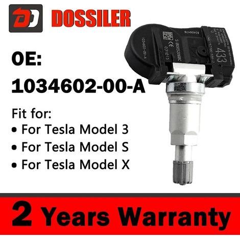 1034602-00-a TPMS Pressure Sensor Dossiler for Tesla Model 3 (2016-2019), Model S (2014-2019) and Model X (2016-2019) S180052068c (1/5)