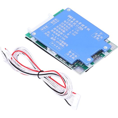 48V 20A Lithium-Batterieladegerät BMS, Schutzmodul mit GP5-Anschluss, Leiterplatte für 13S-Batterie (1/5)
