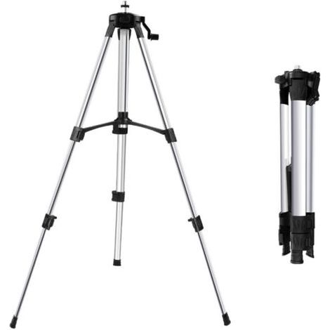 1.2m Trépied aluminium réglable pour niveau laser avec sac Alliage d'aluminium (1/3)