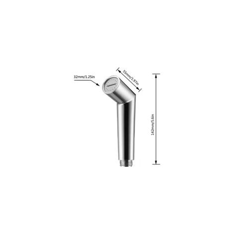1-teiliger Handbrausekopf für Bidet, einstellbarer Druck, Handbrausekopf für Toilette und Dusche - Crezuo