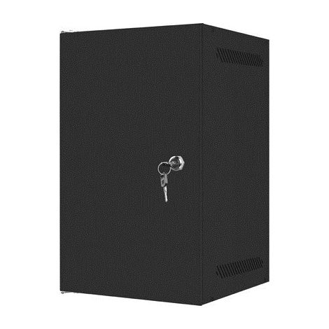 Lanberg WF10-2309-00B Armoire murale noire robuste (1/5)