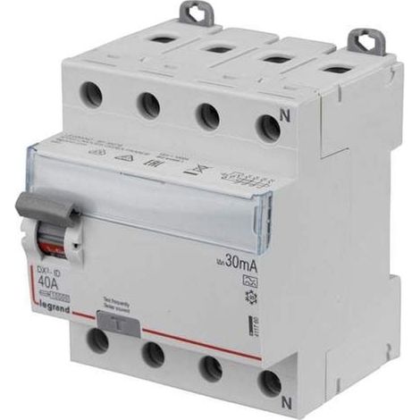 Interruttore differenziale Legrand DX³ 4P 30mA 40A Tipo A 4 moduli - LEG411760