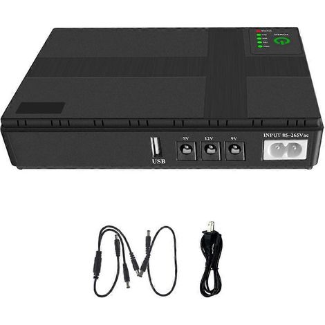 Mini alimentation sans interruption (UPS) 10400 mAh pour routeur et caméra - États-Unis (1/5)