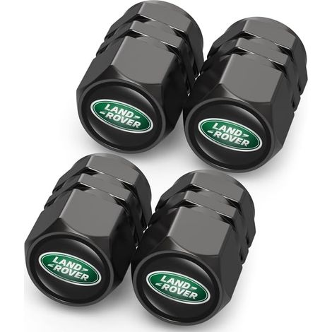 4PCS Valve Pneu Voiture pour Land Rover Discovery Range Rover Sport Defender Land Cruiser LR2 3 4, Résistant à la Corrosion Bouchon de Valve Voiture, Voiture Accessoires (1/4)
