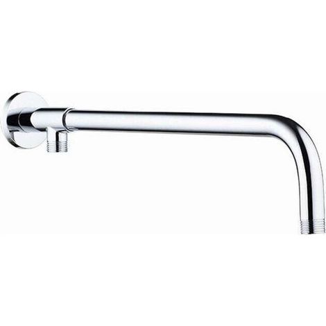 – 40 cm langer, wandmontierter Duscharm – Edelstahl 304 – G 1/2"-Anschluss – Chromoberfläche – Kompatibel mit den meisten Duschköpfen (1/5)