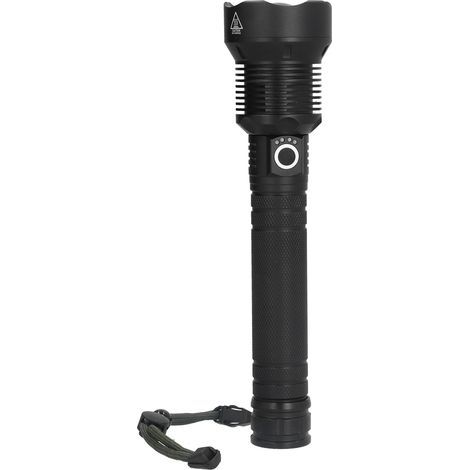 P70 LED Flashlight with XPH70 Chip, Waterproof, USB Rechargeable, High-Intensity Flashlight (Supplier Model: P70 2-Cell Flashlight) [Ships with Built-in Battery] (1/4)