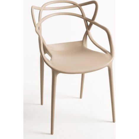 Packs Sillas Jardín - Pack 6 Sillas Korme - Beige (1/5)