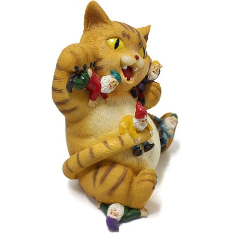 Figurine de chat en résine jaune, détails exquis, texture et couleurs vives, pour jardin, bureau ou terrasse. Idéale pour le jardin, le bureau ou la terrasse.