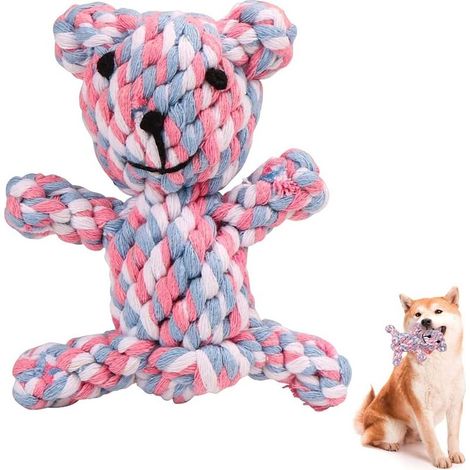 Kauspielzeug für Haustiere, Hundespielzeug, Seilspielzeug für Hunde, Welpenspielzeugset, interaktives Trainingsspielzeug für Haustiere, robustes Kauspielzeug für Hunde (1/5)