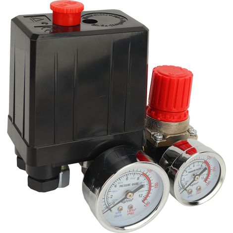 Präzisionsventil-Druckregler für Luftkompressoren mit Manometer (1/5)