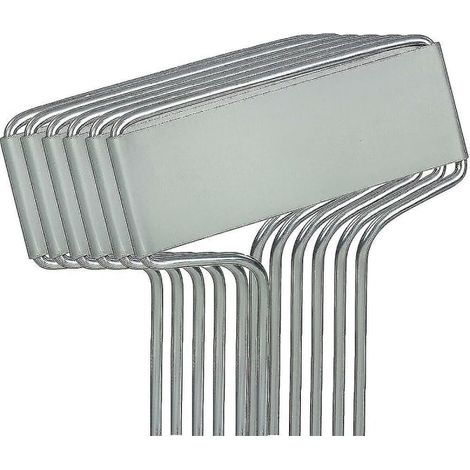 Lot de 20 étiquettes pour plantes, étiquettes métalliques de jardin à insérer (1/2)