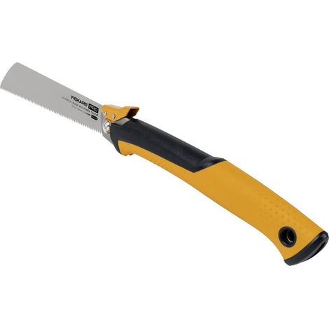 Fiskars PowerTooth seghetto pieghevole nero 25 cm lama (1/3)