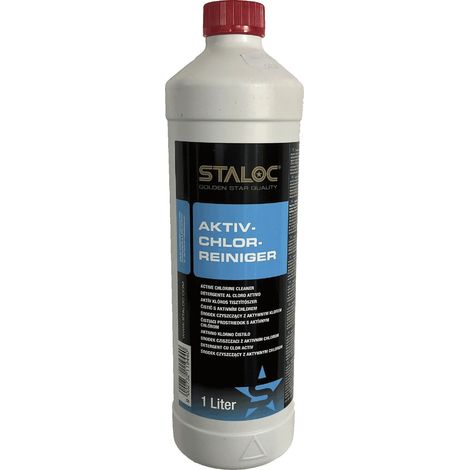 Staloc Aktiv Chlorreiniger - Schimmelreiniger zum Schimmel entfernen, 1l (1/4)