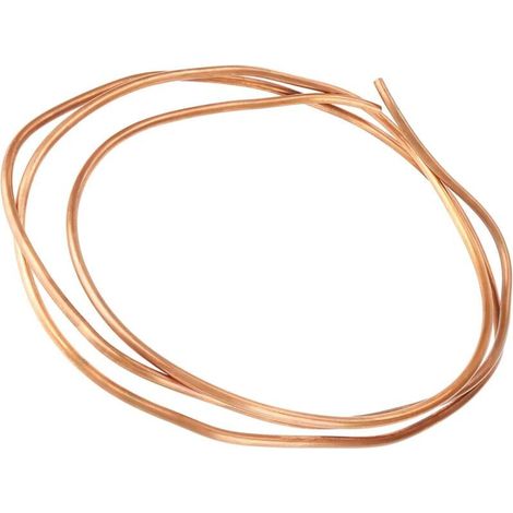 Tube Cuivre - Diamètre Intérieur 4 mm - Diamètre Extérieur 5 mm - Épaisseur 0,5 mm - Longueur 2 m - Pour Systèmes De Refroidissement (1/5)