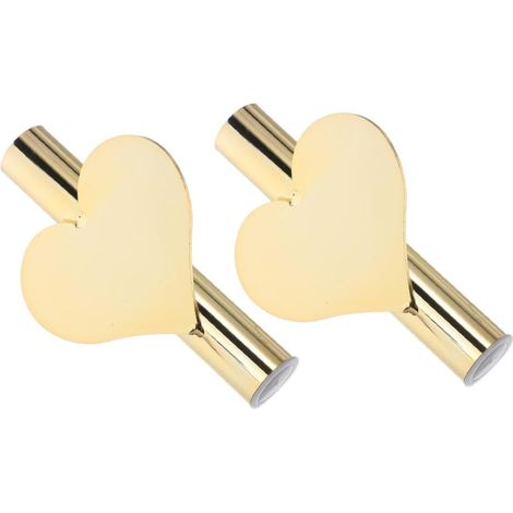 Vases muraux en fer forgé Hemobllo, lot de 2, fixations adhésives dorées, parfaits (1/5)