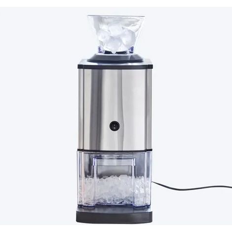 Trituradora de hielo, Picadora de hielo - Acero inoxidable, eléctrico, para cócteles y buffets. (1/4)