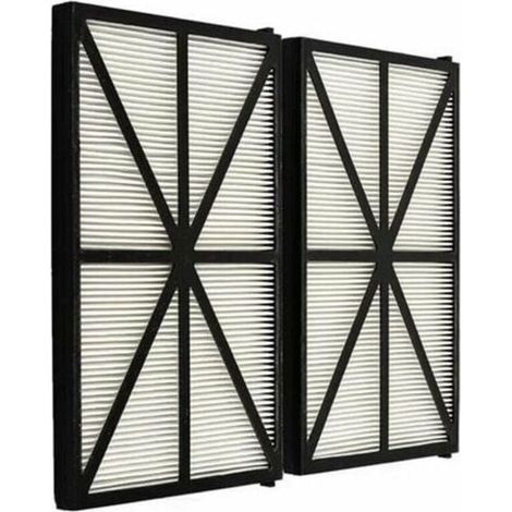 Lot de 2 Panneaux Filtres pour Robot Tiger Shark - RCX70101PAK2 - Noir