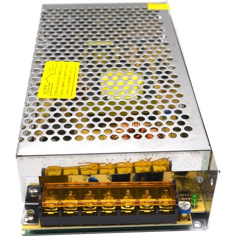 110/220 V vers DC 12 V 10 A 120 W Bloc d'alimentation pilote pour caméra de vidéosurveillance Système de sécurité Bande LED (12 V 10 A) (1/5)