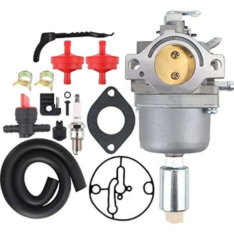 Compatible avec le carburateur 792060 pour Nikki 697216 697202 697203 792036 795872 792534 799256 pour moteur Nikki 21B000 21B807 593514 593433 (1/4)