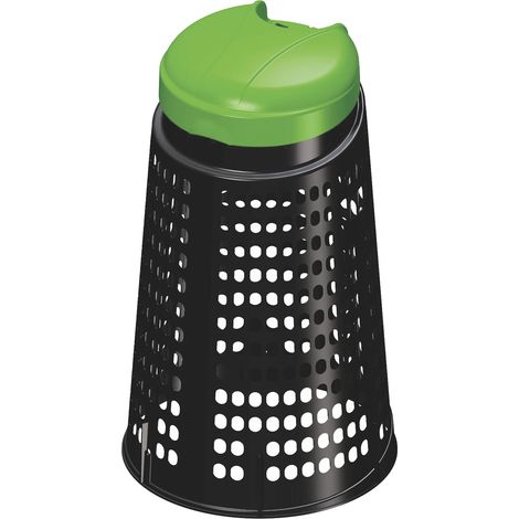 Eco-trespolo plástico verde y negro 110 litros (1/4)