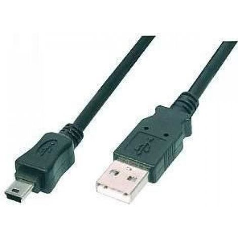 USB-CÂBLE DE RACCORDEMENT (USB A-STECK/USB B-MINI-STECK 5-PIN) 1M SCONN CO77161