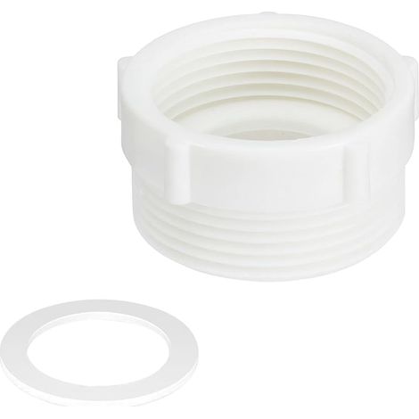1 Pièce Réducteur pour Siphon en Plastique, Connecteur de 41 à 46mm, Connecteur de Tuyau de Vidange d'Évier de Cuisine