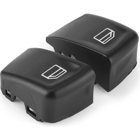 Paire de couvre-boutons de commande de vitre 6395450913 pour Mercedes-Benz Vito Sprinter, accessoires intérieurs, plastique noir, 2 pièces. (1/3)
