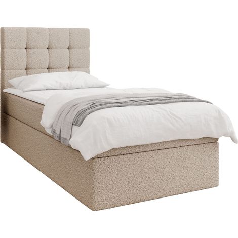 Cama continental Comfivo Osculum II, Lambi 06, Continental, Individuales, 100x200, Tapiz, Somieres, 102x206x112cm