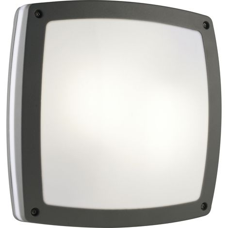 Aplique KIRA IP54 E27 2x18W Antracita