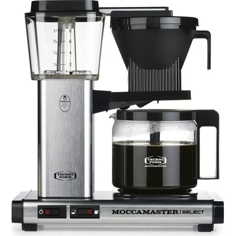 Macchina da caffe' Moccamaster KBG 741 semi-automatica 1.25L Argento [8712072539792]