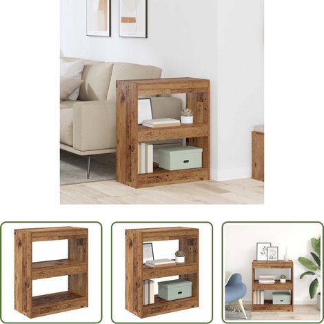 vidaXL Étagère bois - Bibliothèque Bois ancien 60 x 30 x 72 cm Bois d'ingénierie (1/5)