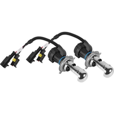 Ampoule H4 Bi Xenon Automatique Faisceau Haut Bas 55W 6000K Kit 2 Pièces (1/4)