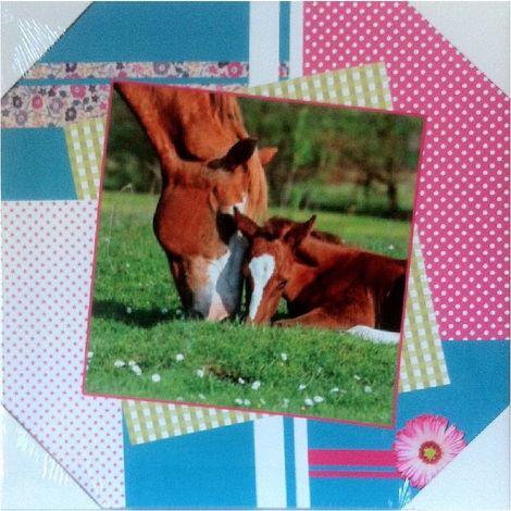 Cadre en toile cheval