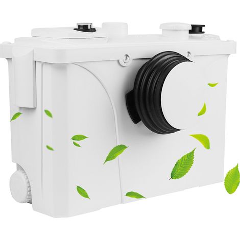 TolleTour Stazione di sollevamento Acque reflue Materiale fecale, Pompaggio Trituratore sanitario per WC Doccia 700W