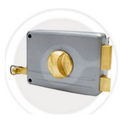 Serrure Viro Art 7602 pour appliquer entrA e droite A  droite 50 mm 2 jets