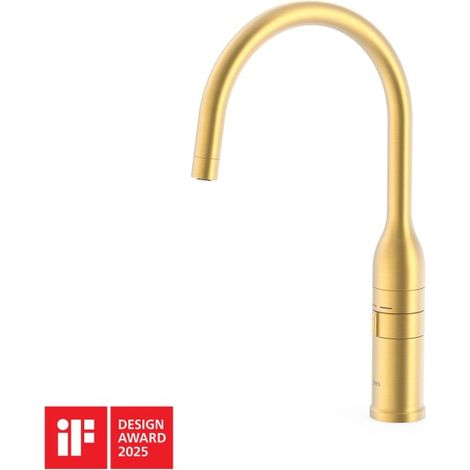 Robinet de cuisine électronique Or Mat 24K - TRES 23044501OM
