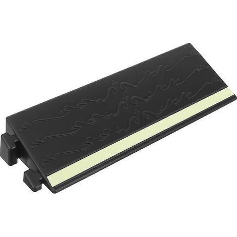 Rampe de seuil de porte, rampe de seuil intérieure, robot de balayage de rampe, rampe d'entrée pour la maison-26.00X10.00X4.50CM (1/4)